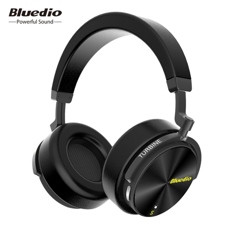 Bluedio T5 Active Noise Cancelling Wireless Bluetooth Headphones Portable Headset with microphone for phones and music ► Photo 1/5