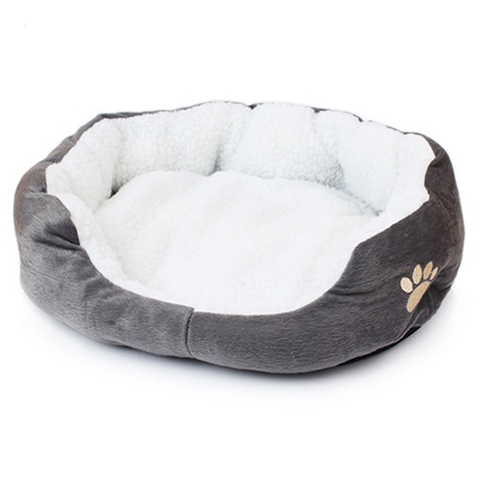 Plush Pet Dog Cat Warming Bed Dog House Puppy's Fashion Comfortable Fall and Winter Soft Bed Pad Pet Cushion Mat Warm Kennel ► Photo 1/1