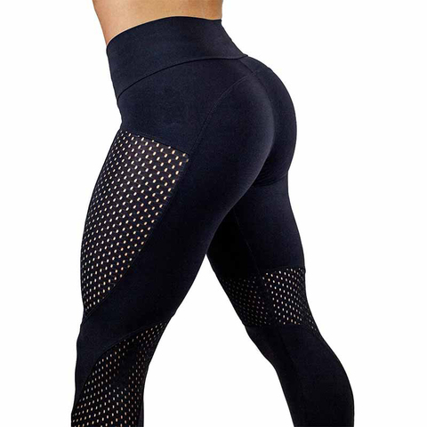 Yoga Leggings Stitching Fitness Push Up Leggings Summer Women Elastic Sport Leggings Adventure Time Workout Cool Sexy Pants ► Photo 1/6