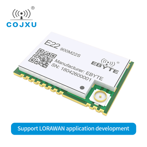 LORAWAN SX1262 LoRa TCXO Wireless Transceiver E22-900M22S SPI 868MHz SMD 915MHz SMD ebyte Transmitter Receiver rf Module ► Photo 1/6