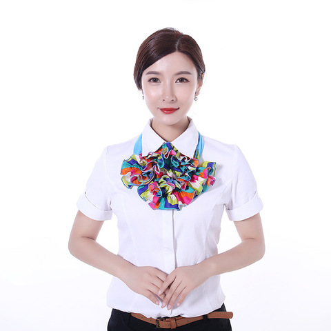 Spring Winter Women Scarf 2022 Fashion Floral Collar Scarf Luxury Flower Printed Neckerchief Ring Neck Scarves For Ladies ► Photo 1/6