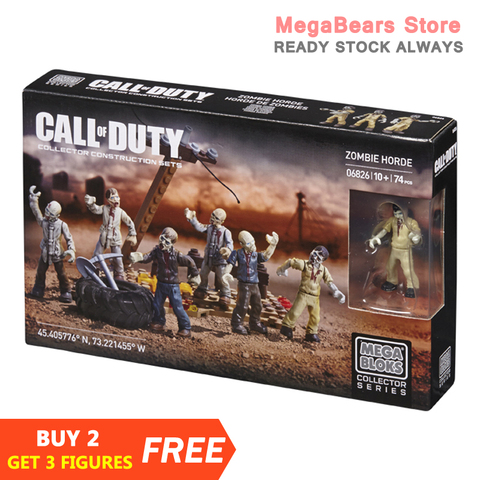 Mega Bloks Construx Call of Duty 06826 Zombie Horde Building Blocks Construction Toys ► Photo 1/4