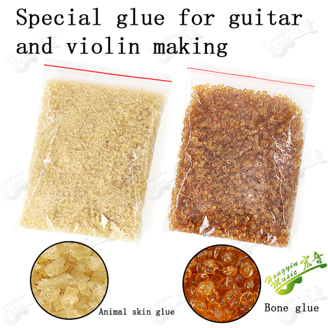 Guitar violin musical instrument making leather glue bone glue natural glue handmade guitar glue material can reverse high stren ► Photo 1/6