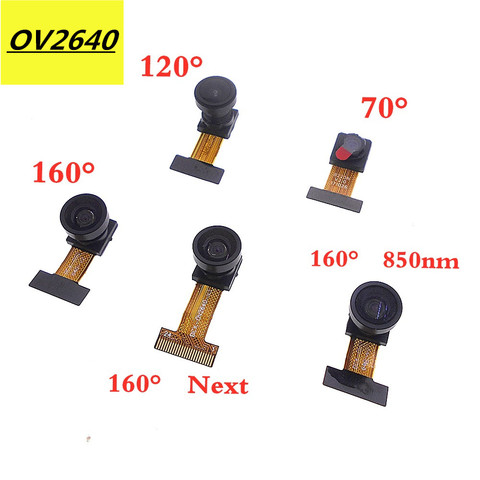 OV2640 21MM 66/120/160 degrees  850nm night version camera module JPEG camera module 24PIN 0.5MM Pitch Applicable to ESP32-CAM ► Photo 1/1