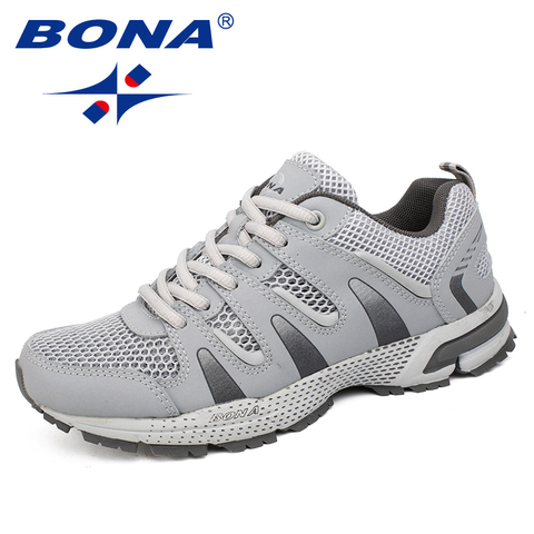 BONA New Arrival Womens Running Shoes For Women Sneakers Breathable Designer Jogging Athletic Shoes Outdoor Men Sport Shoes ► Photo 1/6