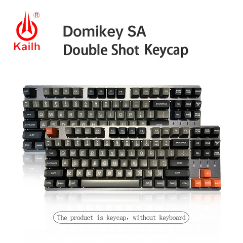 Kailh&Domikey Seals SA Profile DOLCH Double shot ABS keycaps for MX switch Gaming mechanical keyboard set 158 keycaps ► Photo 1/6