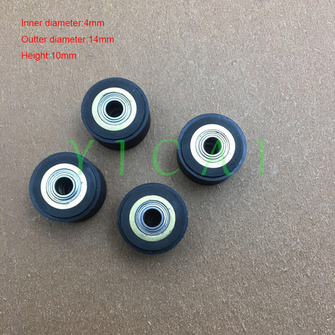 4X Rubber pinch roller for Mimaki CG-60ST CG-130 CG61ST cutting plotter Vinyl Cutter paper press roll wheel Feed Rubber Copper ► Photo 1/5