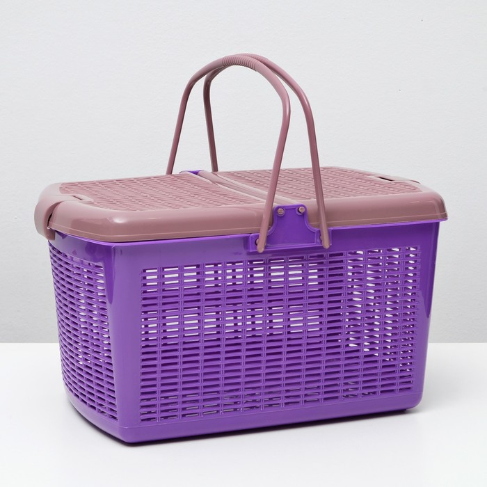  Carrier for dogs and cats, purple, 47x36x27.5 cm 4716173 Storage items ► Photo 1/6