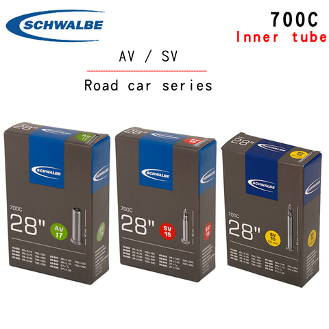 Schwalbe inner tube 700C butyl rubber 700 * 23C 25C 28c AV SV highway city bicycle tire accessories ► Photo 1/6