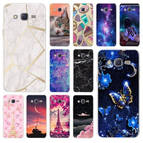 Silicone Case for Samsung Galaxy J3 2016 Cute Case Cat Soft Tpu bumper Cover For Samsung J3 2016 2015 J320 J320F Phone Cases Bag ► Photo 1/6