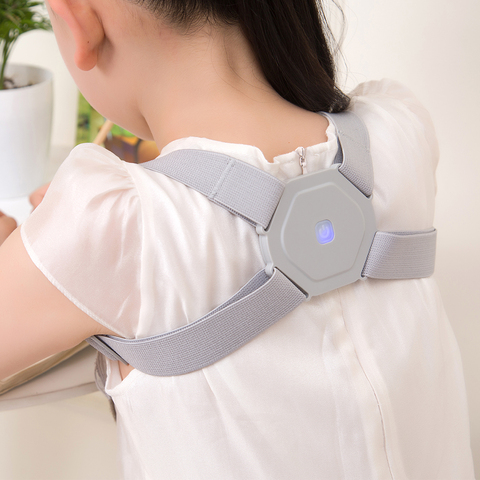 Adjustable Posture Corrector Back Brace Straightener with Intelligent Sensor Vibration Reminder Humpback Correction Trainer ► Photo 1/6