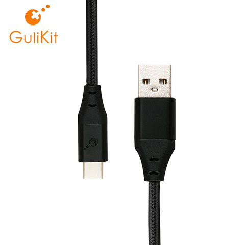 Gulikit Breating Light Date Cable Combination  for Nintendo Switch Charging USB Cable1.2m and 0.2m for Smart Phone and Tablets ► Photo 1/6