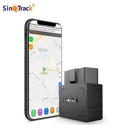 OBD II GPS Tracker 16PIN OBD Plug Play Car GSM OBD2 Tracking Device GPS locator OBDII with online Software IOS Andriod APP ► Photo 1/6