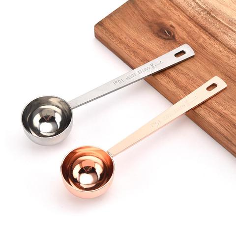 15ml/30ml Long Handle Stainless Steel Milk Coffee Powder Scoop Measuring Spoon ► Photo 1/6