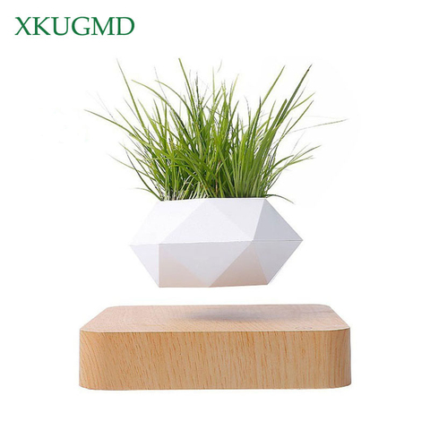 UE/US/AU/UK PLUS Air Levitation Bonsai Pot Magnetic Levitation Plant Planter Succulent Pots Plant Desk Ornaments Home Decor ► Photo 1/6