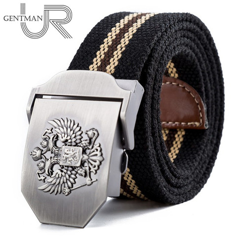 Unisex Russian National Emblem Canvas Tactical Belt High Quality Military Belts For Mens & Women Luxury Patriot Jeans Belt ► Photo 1/6