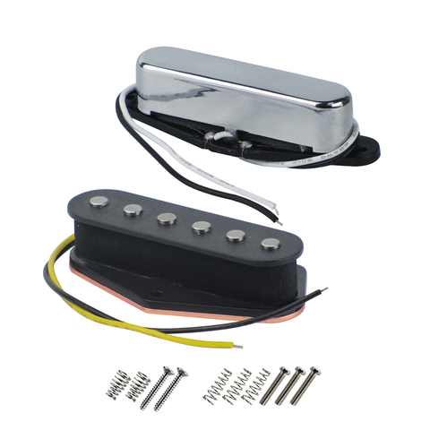 FLEOR Alnico 5 Pickup Neck & Bridge Tele Electric Guitar Pickup Single Coil Guitar Accessories ► Photo 1/6