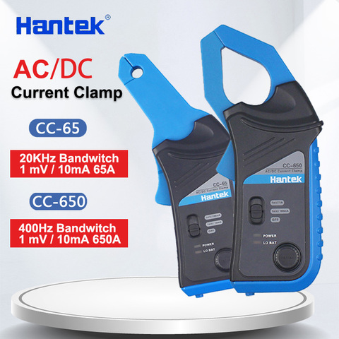 Hantek AC/DC Current Clamp Meter CC65 CC650 for Oscilloscope 400Hz Bandwidth 1mV/10mA 650A CC-650 with BNC/Banana Type Connector ► Photo 1/6