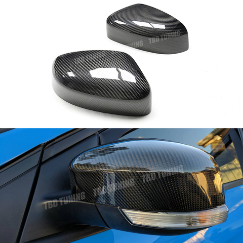 Replacement Style Carbon Fiber Mirror Cover For Ford Focus MK2 MK3 RS ST 2008 2009 2010 2011 2012 2013 2014-2022 Mirror Cover ► Photo 1/6