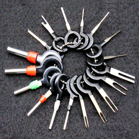 18Pcs 11Pcs Automotive Plug Terminal Remove Tool Set Key Pin Car Electrical Wire Crimp Connector Extractor Kit Accessories ► Photo 1/6