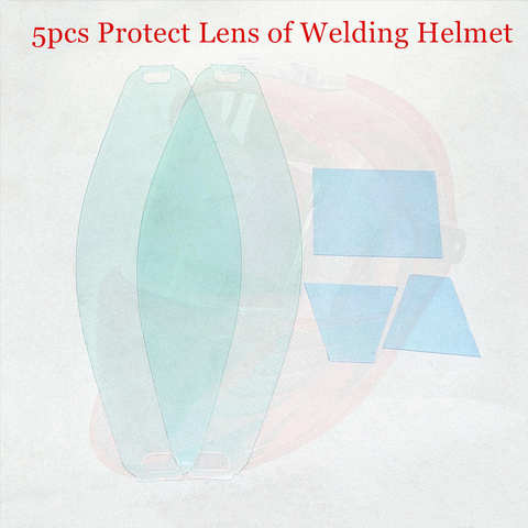 Protect Lens Front Inner Cover Lens 5pcs/set for 3 View Window Auto Darkening Welding Mask EN 379 ANSI CSA AS/NZS Welding Helmet ► Photo 1/6