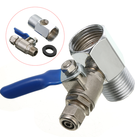 1/2'' To 1/4'' Valve Ball Valve Tee Connector Quick Connect RO Feed Water Adapter Valve Garden Faucet Tap Plumbing Hardware ► Photo 1/6