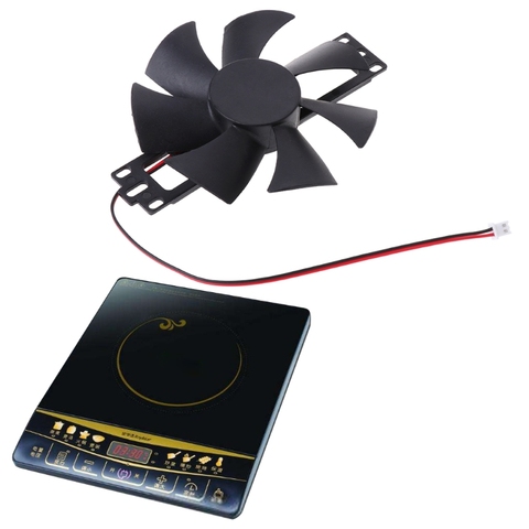 Black DC 18V Plastic Brushless Fan Cooling Fan For Induction Cooker Repair Accessories G8TC ► Photo 1/6