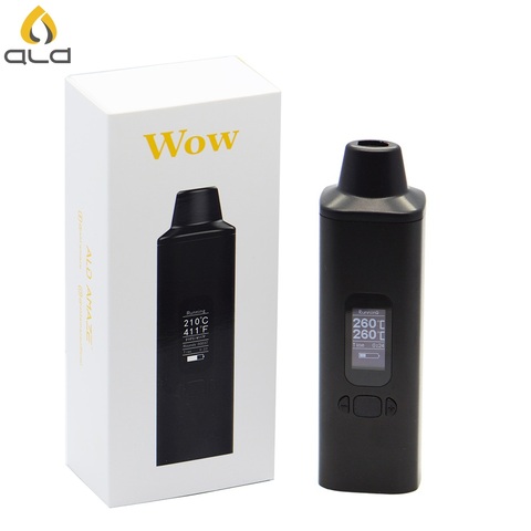 ALD AMAZE wow-V2 Dry herbal vaporizer kit Electronic Cigarettes 1800mAh with OLED Display and Vibrating alert dry herb vape pen ► Photo 1/6