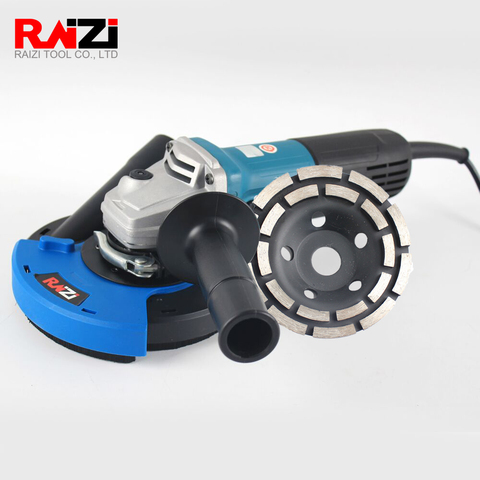 Raizi 4.5/5/7 Inch Angle Grinder Dust Shroud Cover Tool Kit With Grinding Disc Diamond Cup Wheel For Concrete ► Photo 1/6