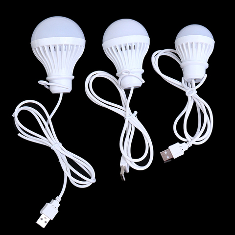 1pcs 3W/5W/7W Power  Portable Lantern Camp Lights USB Bulb Outdoor Camping Multi Tool ► Photo 1/6