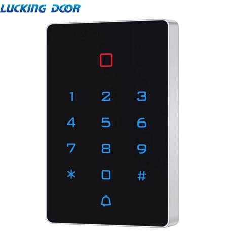 Backlight Touch 125khz RFID Card Access Control keypad EM card reader Door Lock opener wiegand 26 input and output alarm ► Photo 1/6