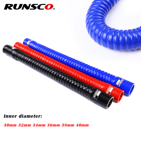 Id 30 32 34 36 38 40mm Silicone Flexible Hose Radiator Tube Air Intake High Pressure Rubber Joiner Pipe For BMW ► Photo 1/6