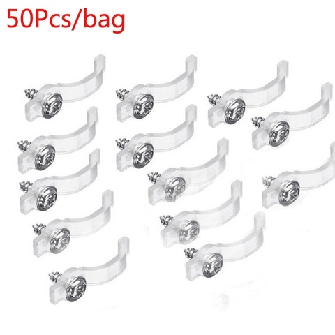 50x Light Strip Fixer Clips Connector for Fix 5050 RGB Single Color LED Strips ► Photo 1/6