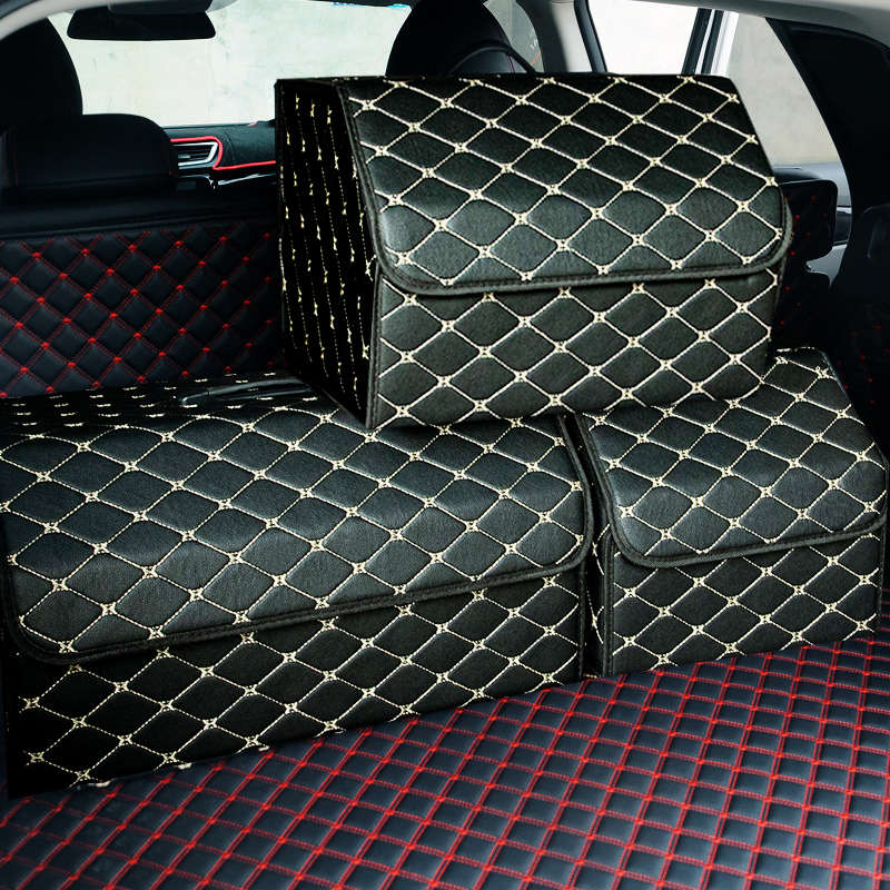 Portable Foldable Car Trunk Organizer Felt Cloth Storage Box Case Auto  Interior Stowing Tidying Container Bags Car Accessories - AliExpress