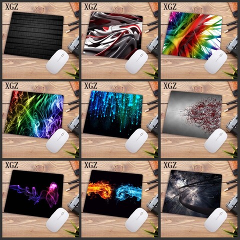 XGZ Colorful Cool Abstract Mousepad Gaming Mouse Pad Desk Mat Keyboard Computer Padmouse Laptop Play Mats Size 18x22cm Promotion ► Photo 1/6