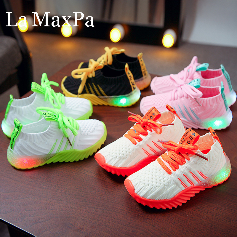 Sneakers for Girls New Autumn Breathable Children Casual Shoes Toddler Sneakers Kids Led Shoes schoenen jongens - Price history & Review | AliExpress Seller - LekWinGi Speciality Store | Alitools.io