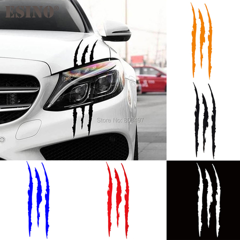 Car Styling Ghost Claw Scratch Stripe Marks Headlight Decal Vinyl Decal Auto Body Decorative Stickers PVC Carving Vinyl Decal ► Photo 1/6