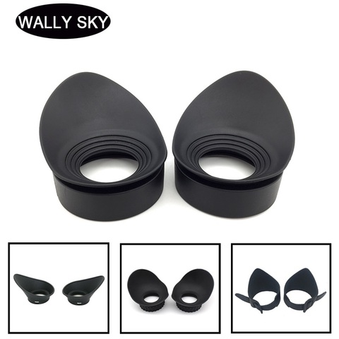 2pcs Soft Rubber Eyepiece Eye Guards Inner Diameter 34-56 mm Eye Shield for Microscope Binoculars Telescopes Eye Cups Eye Cover ► Photo 1/6