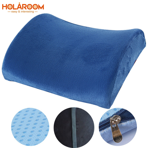 Newest High-Resilience Memory Foam Cushion Lumbar Back Support Cushion Relief Pillow for Office Home Car Travel Booster Seat ► Photo 1/1