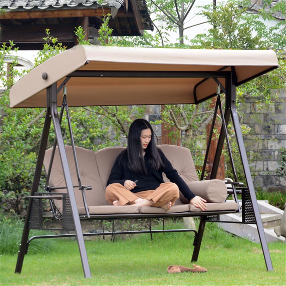 Outdoor Patio Swing Canopy Top Replacement Cover Garden UV Blocking Waterproof 