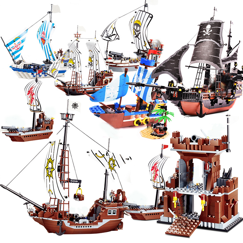 Legoe Compatible Pirates of the Caribbean The Black Pearl Ship Building Blocks 