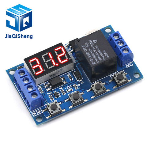 1 Channel 5V Relay Module Time Delay Relay Module Trigger OFF / ON Switch Timing Cycle 999 minutes for Arduino Relay Board Rele ► Photo 1/6