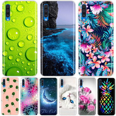 Phone Case For Samsung A30s A 30s 2022 Ultra thin Case Cute Flower TPU Case For Samsung Galaxy A30s Silicone Soft Cover Coque ► Photo 1/6