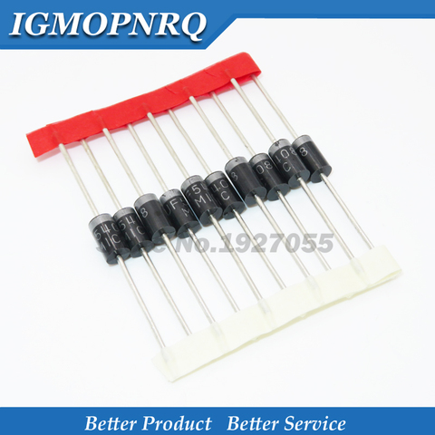 20PCS Rectifier Diode 1N5408  1N5404 1N5401 1N5822 1N5818  UF5408 UF5402 6A10 10A10 DO-27 NEW ORIGINAL ► Photo 1/2