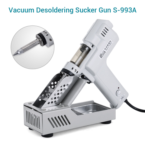 110V/220V Electric solder sucker S-993A Electric Vacuum Desoldering Pump Solder Sucker Gun 100W ► Photo 1/6