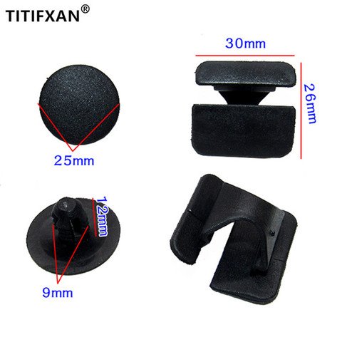 10PCS Hood noise cotton lining buckle clip for Ford Focus Kuga Edge Fiesta plastic fasteners ► Photo 1/6