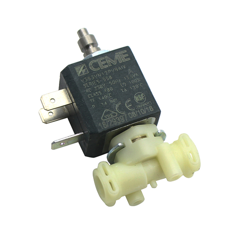 CEME V393 3 Way NC Direct Acting AC230V 50HZ 14VA Water Fluid Air Steam Plastic Solenoid Valve Fits Delonghi Coffee Machine ► Photo 1/5