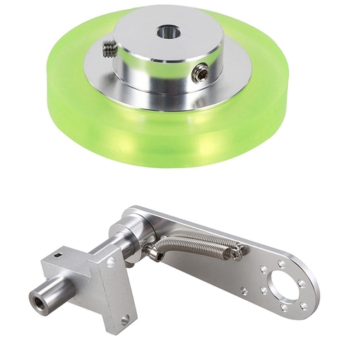 200mm Aluminum Polyurethane Industrial Encoder Wheel Measuring Wheel with Type 20mm Aluminum Encoder Mounting Bracket ► Photo 1/6