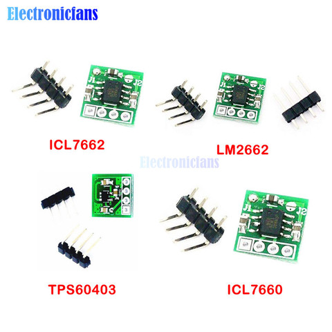 LM2662 ICL7660 ICL7662 TPS60403 Positive Voltage to Negative Voltage Voltage Reverse Regulator Module f/ ham Radio Amplifier ► Photo 1/5