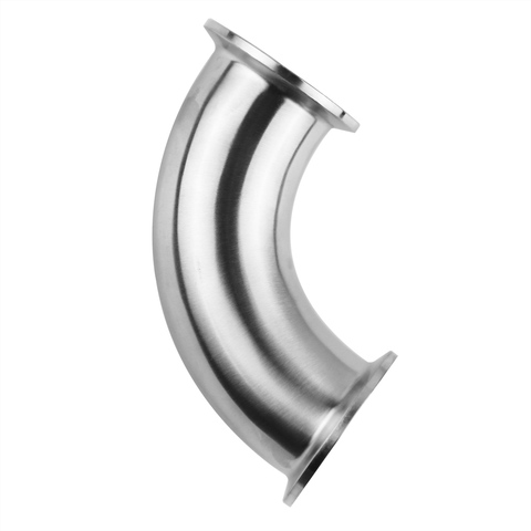 1.5 Inch 51mm 2 Inch Pipe 304 Stainless Steel 90 degree Sanitary Elbow Pipe Fitting Tri Clamp ► Photo 1/6